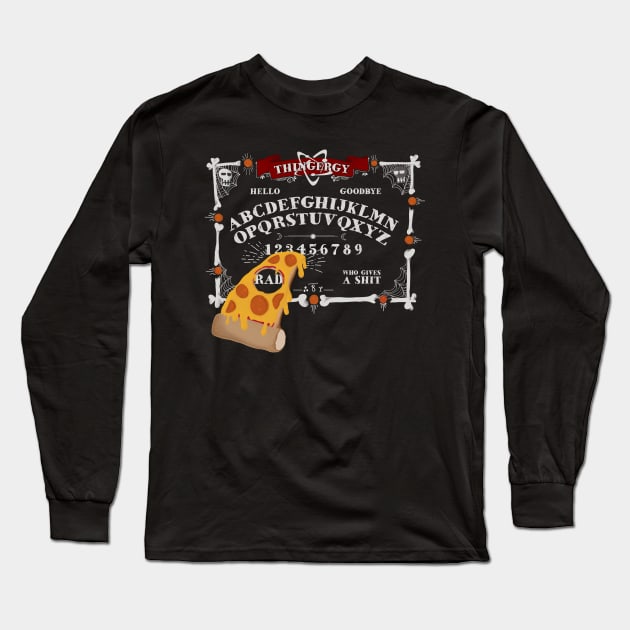 Thingergy Ouiji Board Long Sleeve T-Shirt by Thingergy